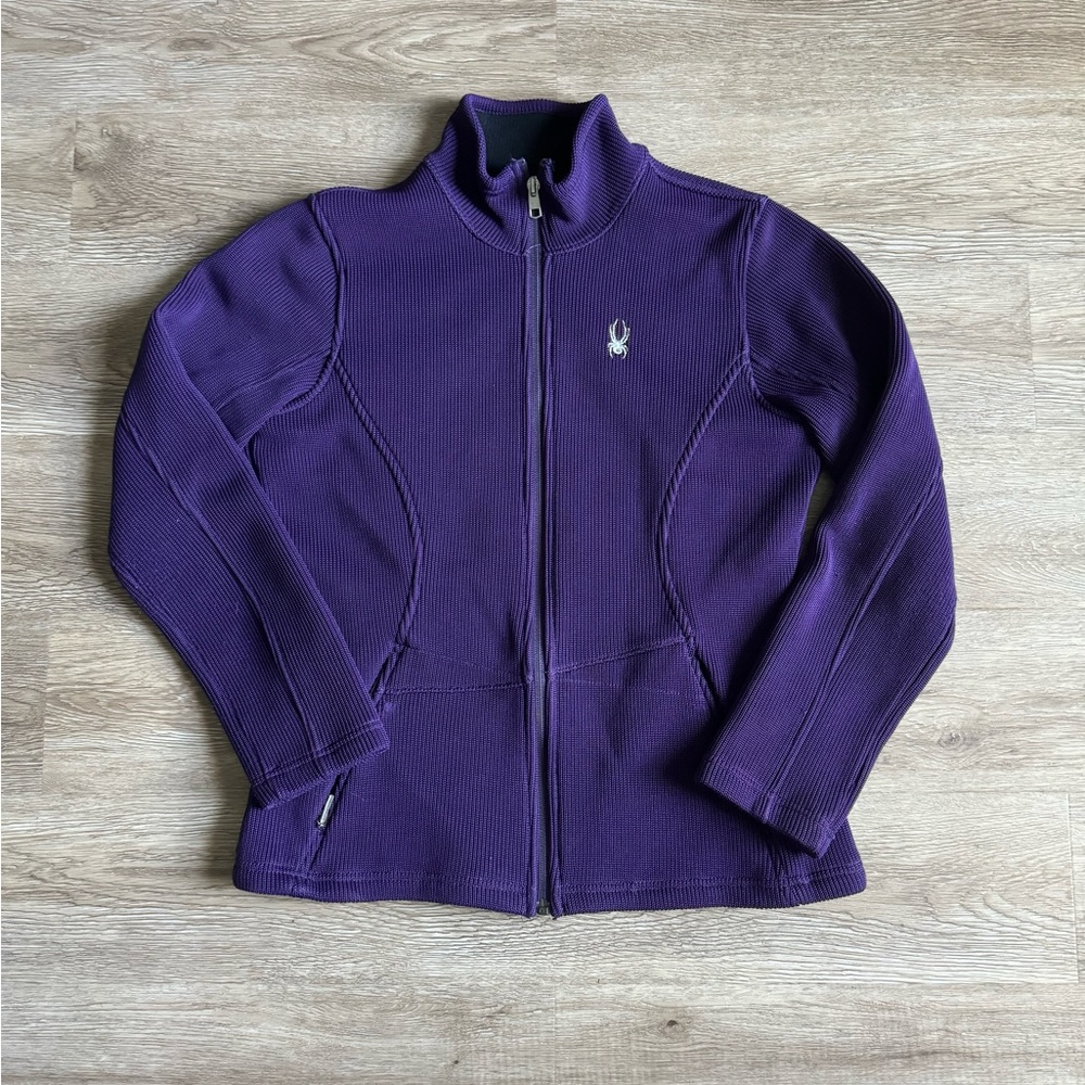 Women’s Purple Spyder Sweater Large